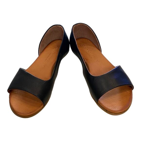 UNITY in DIVERSITY Women's Kira 171 Black Leather Sandals Flats 37 6.5 7 - Picture 4 of 7